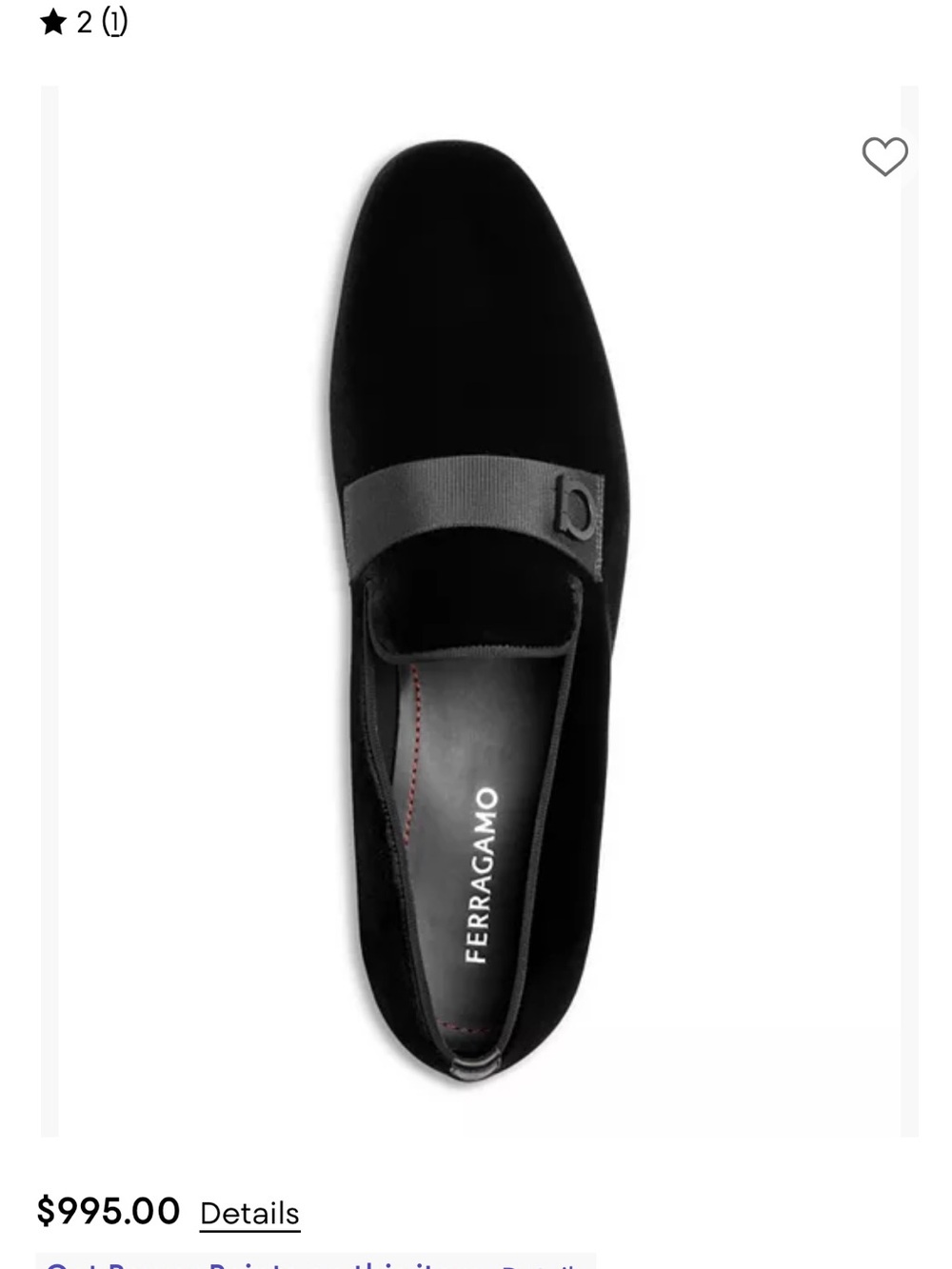 Men’s Lapo velvet smoking slipper loafers